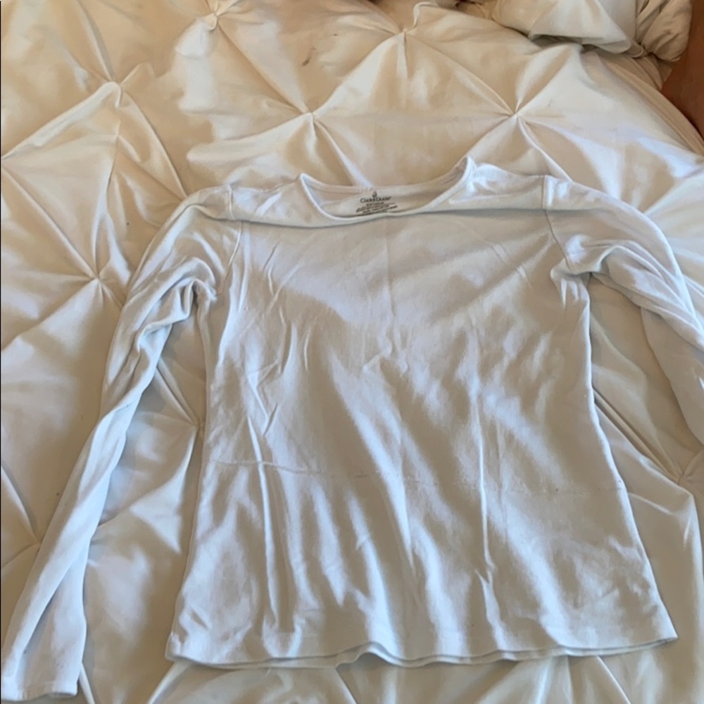 White super soft long sleeve. Pajama shirt.